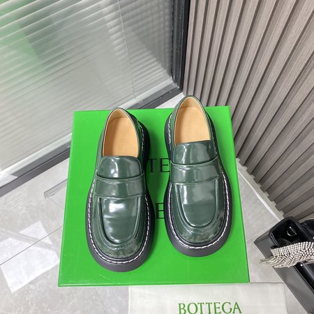 Bottega Veneta platform shoes calfskin