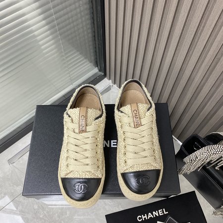 Chanel CC Knit Tread Slick Boots