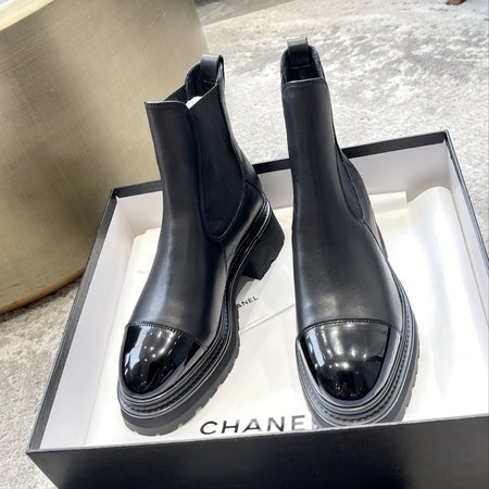 Chanel platform martin boots