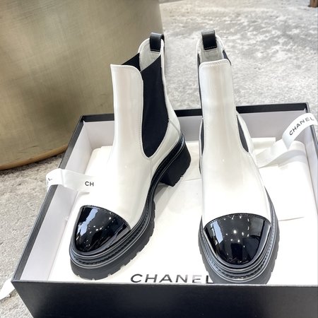 Chanel platform martin boots