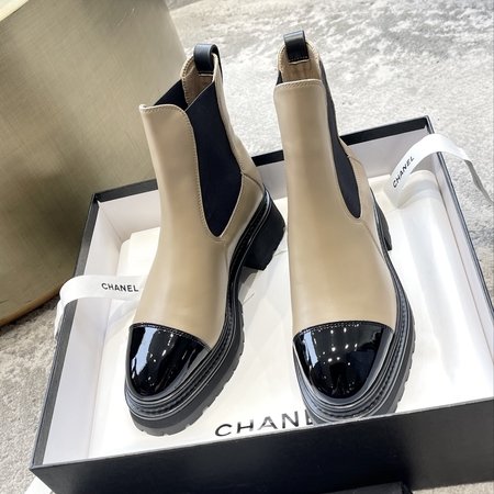 Chanel platform martin boots