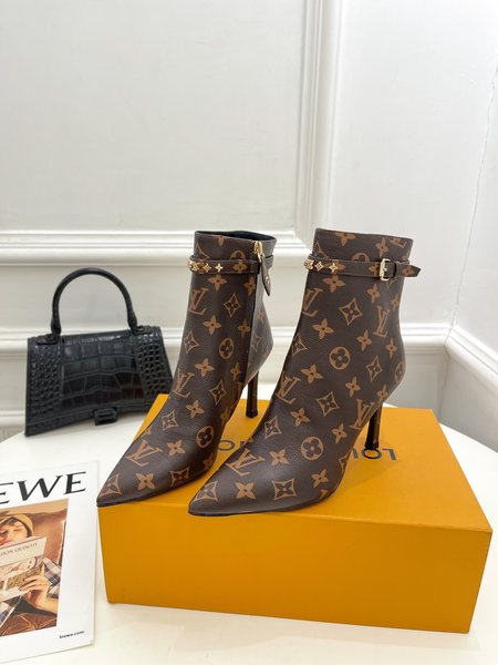 Louis Vuitton iron toe boots