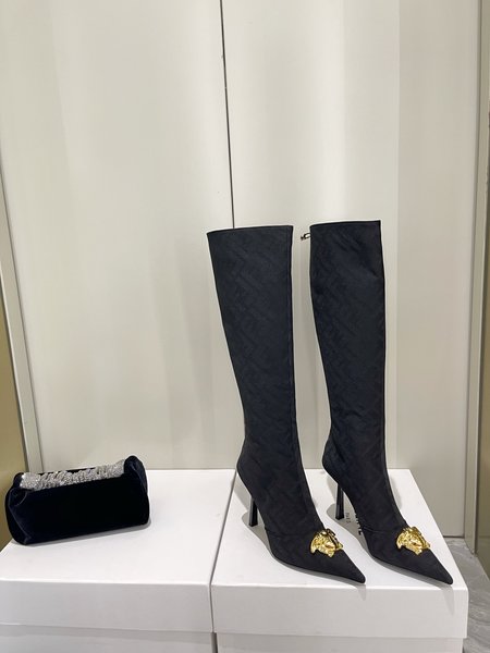 Fendi x Versace boots, ankle boots