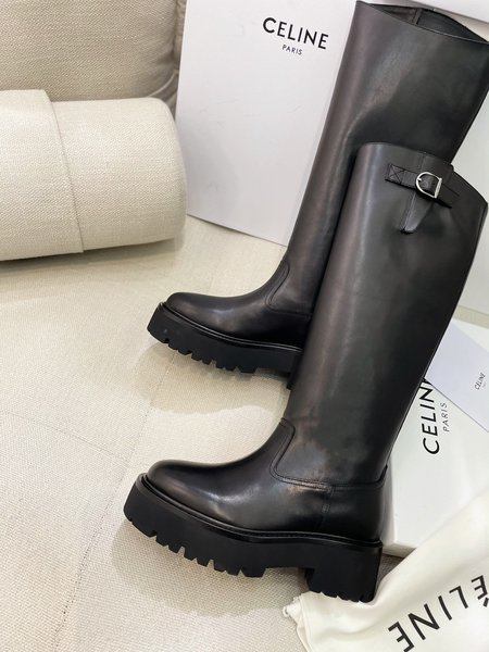 Celine Straight Tall Rider Boots