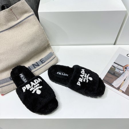 Prada woolen slippers