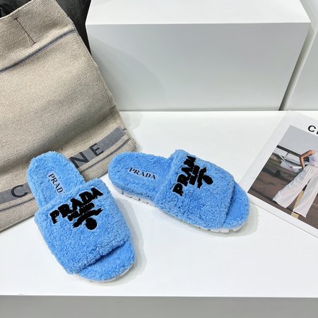 Prada woolen slippers