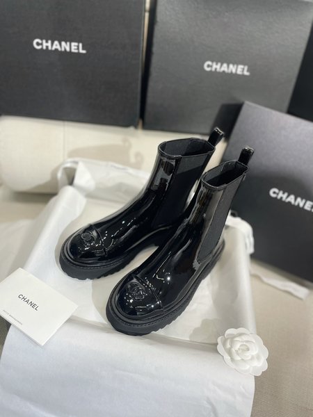 Chanel Chelsea ankle boots