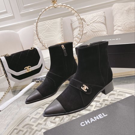 Chanel short boots