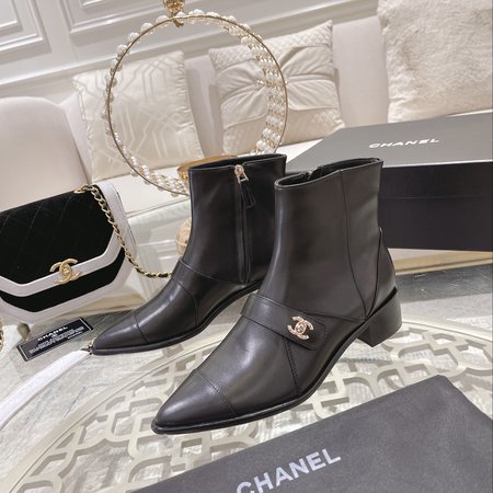 Chanel short boots