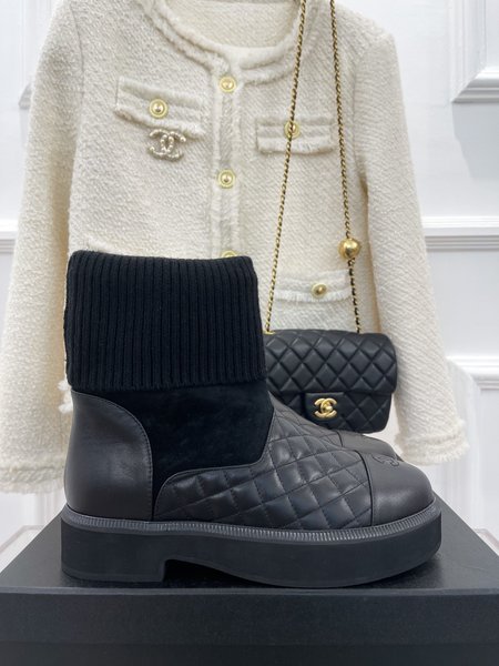 Chanel Sock boots<br>