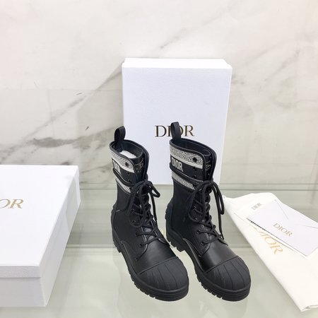 Dior mid-cut colorblock martin boots