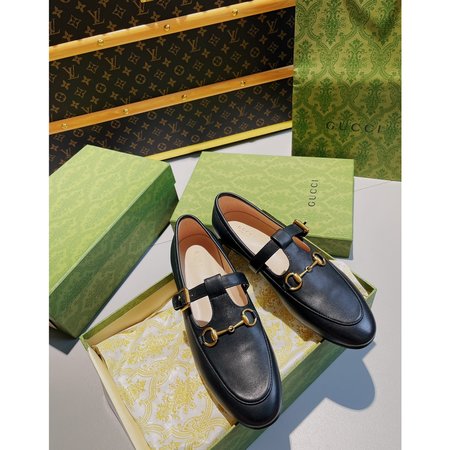 Gucci Roman Horsebit Loafers Calfskin/GG Canvas