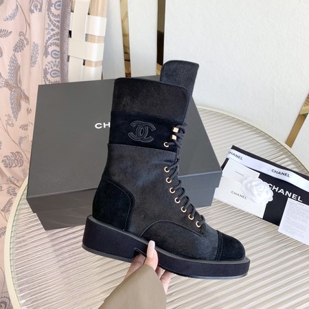 Chanel martin boots short boots