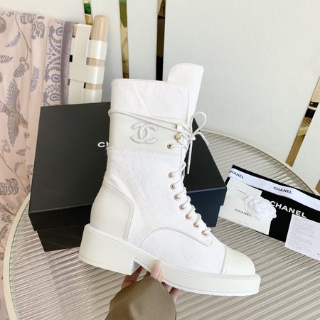 Chanel martin boots short boots