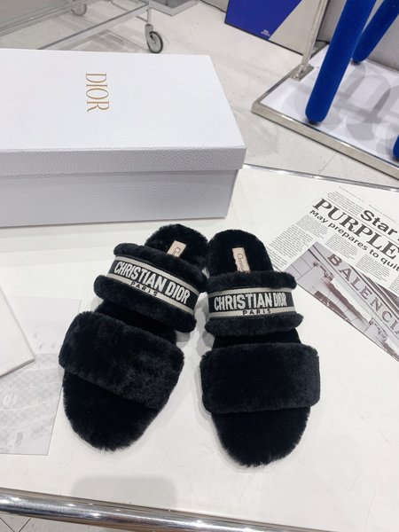 Dior Flat double row slippers