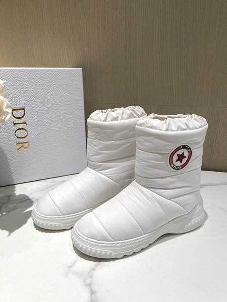 Dior Real fur snow boots