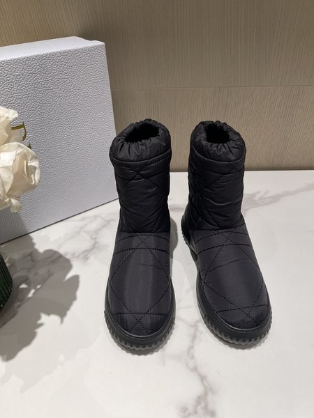 Dior Real fur snow boots