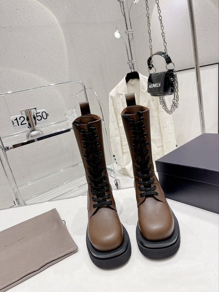 Bottega Veneta Lace up Martin boots knight boots