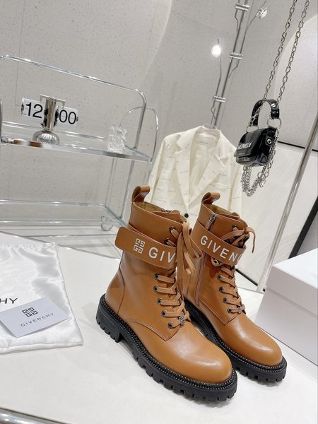 Givenchy Lace up Martin boots knight boots