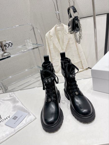 Givenchy Lace up Martin boots knight boots