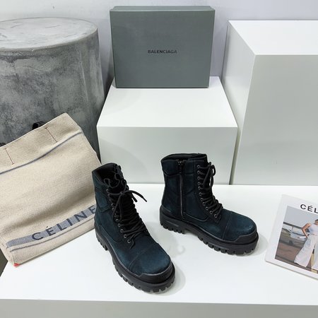 Balenciaga Martin boots, canvas ankle boots