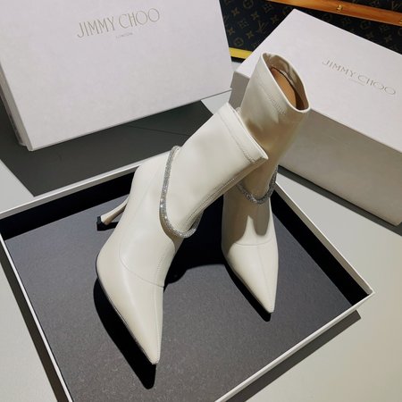 Jimmy Choo High-heeled elastic boots/sock boots