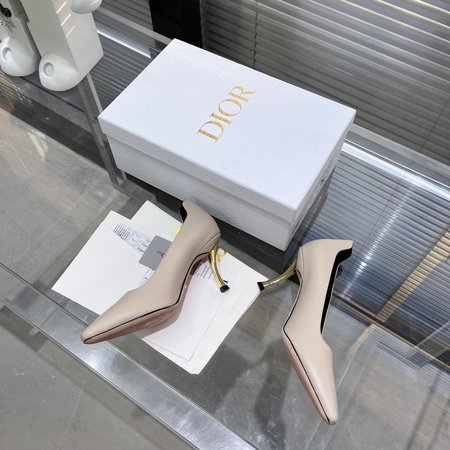 Dior women s high heels small square toe shoes