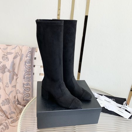 Chanel elastic boots