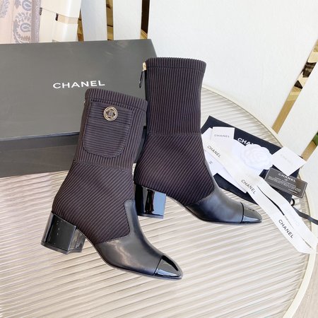 Chanel bag ankle boots