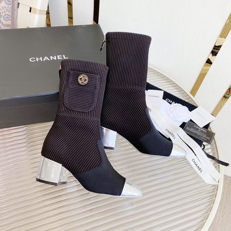 Chanel bag ankle boots