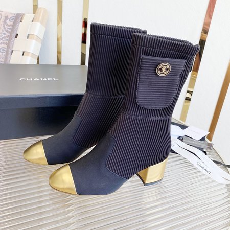 Chanel bag ankle boots