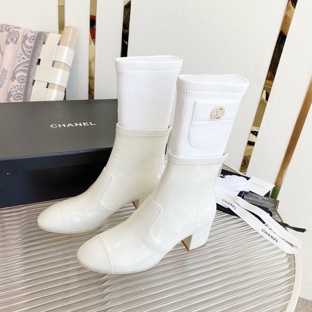 Chanel bag socks ankle boots