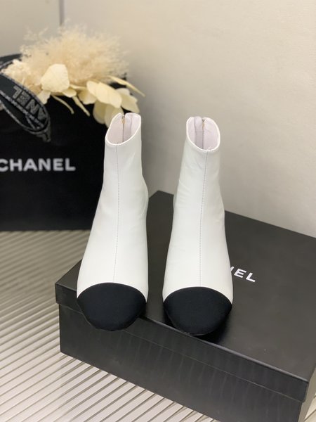 Chanel elastic boots