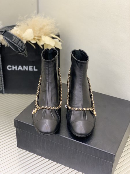 Chanel elastic boots