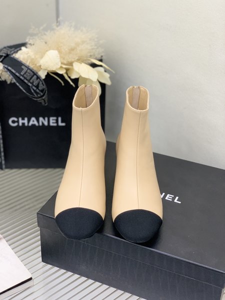 Chanel elastic boots