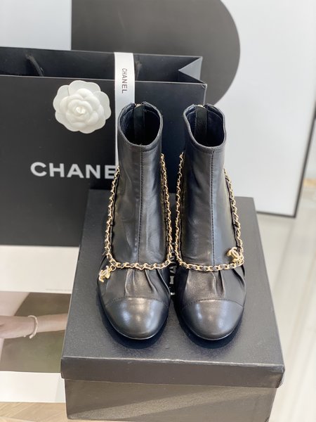 Chanel elastic boots