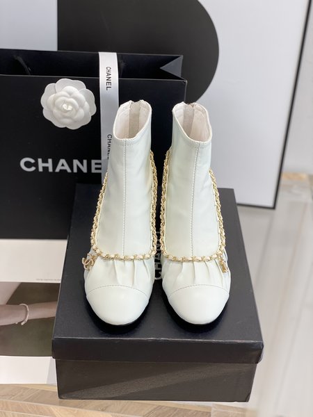 Chanel elastic boots