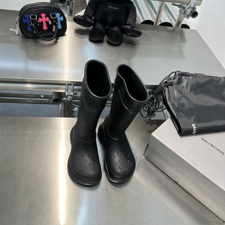 Balenciaga x Crocs wellies mid boots