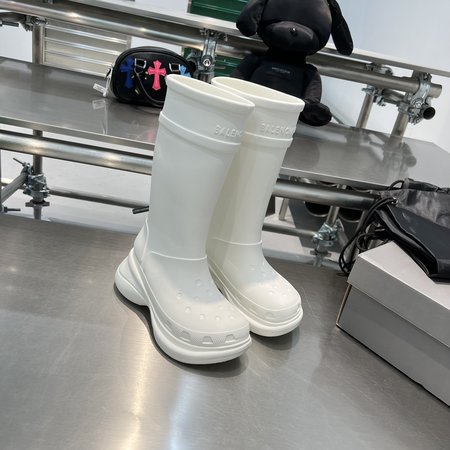 Balenciaga x Crocs wellies mid boots