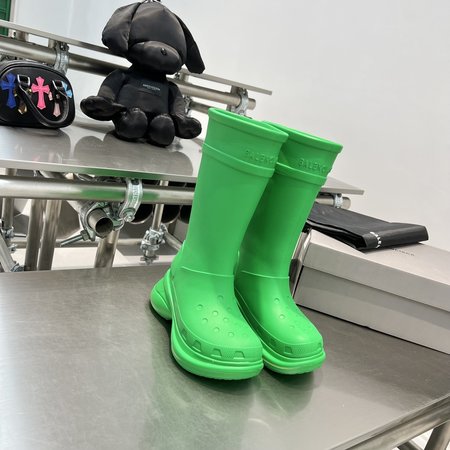 Balenciaga x Crocs wellies mid boots