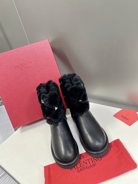 Valentino fur boots