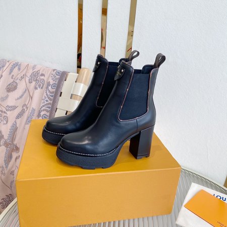 Louis Vuitton chunky platform ankle boots