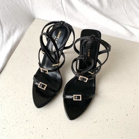 Yves Saint Laurent Sheepskin sandals