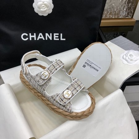 Chanel Velcro sandals