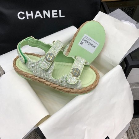 Chanel Velcro sandals