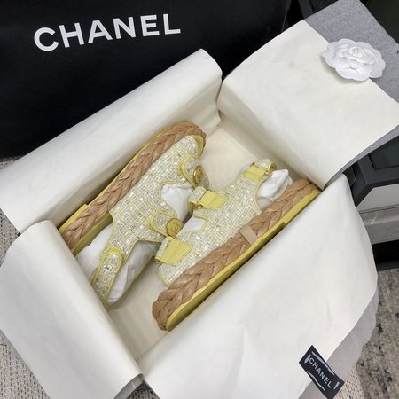 Chanel Velcro sandals