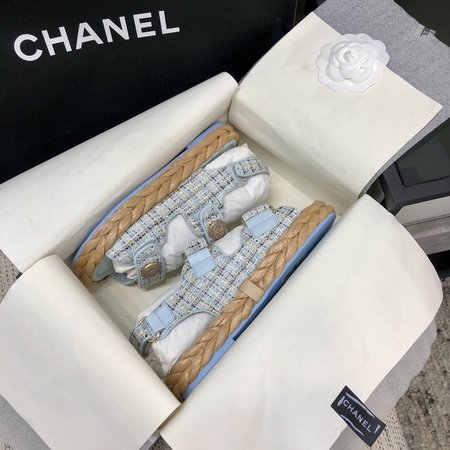 Chanel Velcro sandals