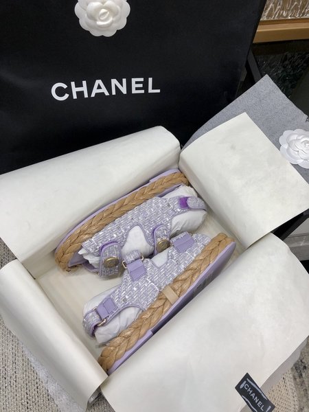 Chanel Velcro sandals