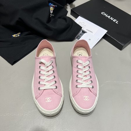 Chanel leather sneakers