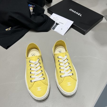 Chanel leather sneakers